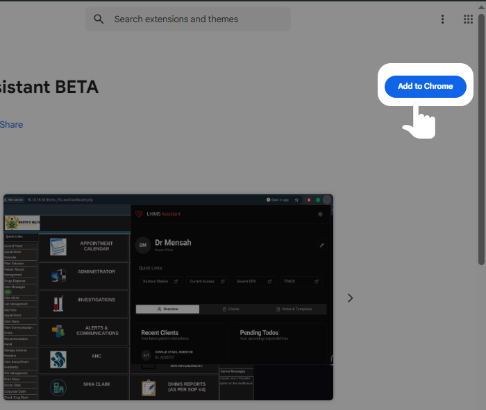 Step 2: Add extension to your browser